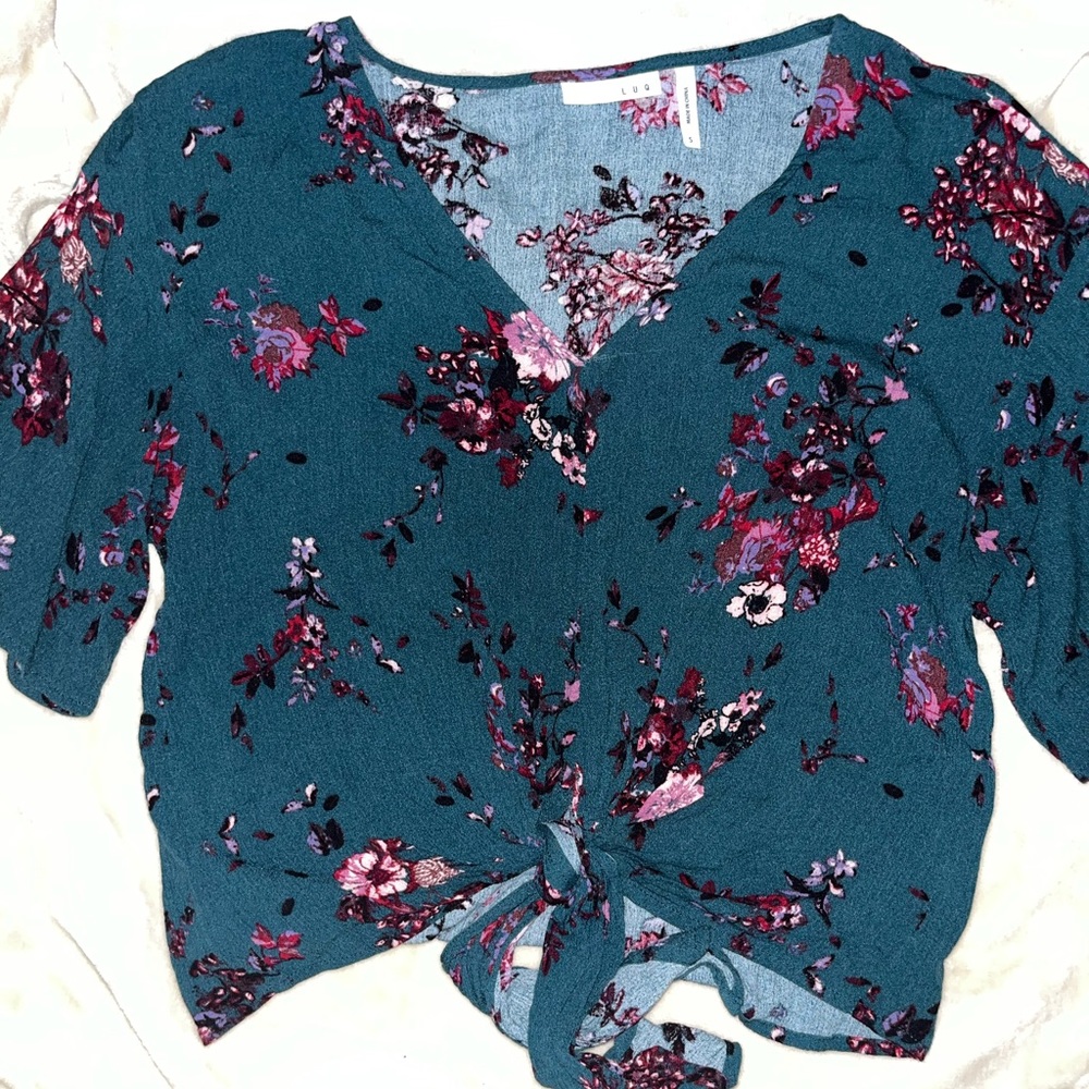 Floral Crop Top